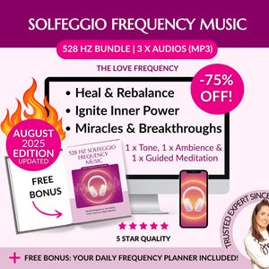 528 Hz Solfeggio Frequency Music for Healing and Miracles | The Love Frequency for Inner Power, Cellular Harmony & Breakthroughs