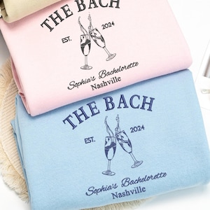 Besticktes Last Toast an der Küste Bachelorette Shirt | Personalisierter benutzerdefinierte Junggesellinnenabschied Hoodie | Braut Sweatshirt | Braut Geschenk