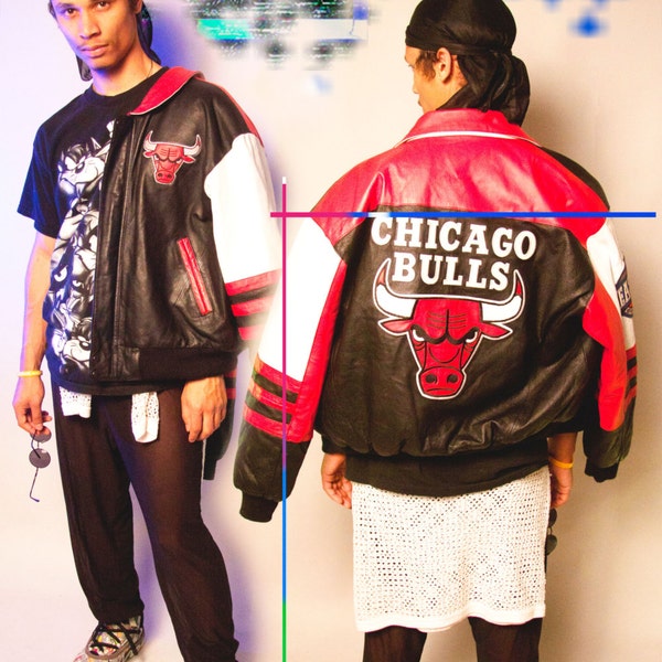 Jeff Hamilton Leather Chicago Bulls Jacket