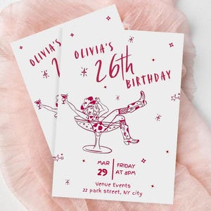 Cowgirl Birthday Invitation Template – Birthday Editable Party Invite, Western Rodeo Theme, Digital Download