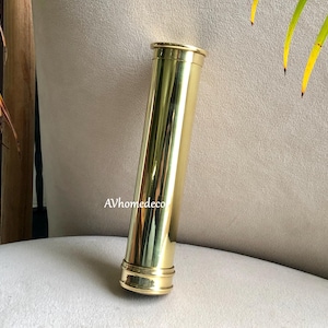 Handmade Brass Kaleidoscope 6" Marine Nautical Educational Vintage Collection Any Occasion Gifts Decor