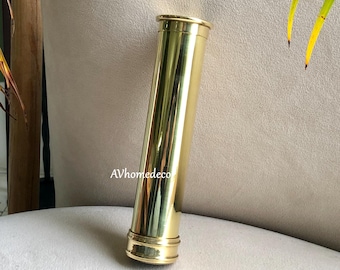 Handmade Brass Kaleidoscope 6" Marine Nautical Educational Vintage Collection Any Occasion Gifts Decor