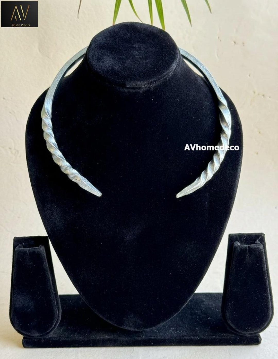 Viking Age Twisted Iron Neck Torc Blacksmith Fang Neck Ring With Scroll ...