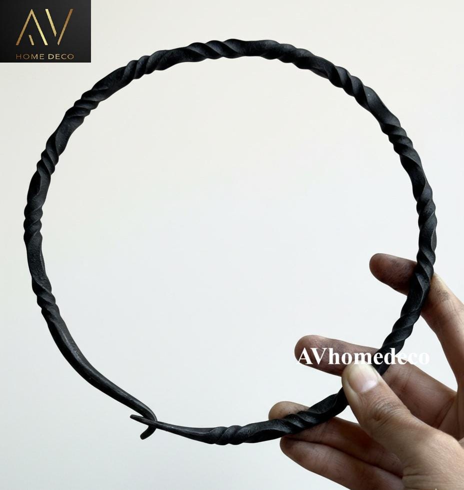 Neck Torque Iron Viking Torc Necklace - Ancient Norse Twisted Neck Ring - Viking ...