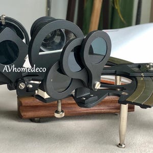 Brass Nautical Sextant Marine Navigational Instrument Handmade Gift Decor Fully Working Sextant Home Decor Add Your Treasure Gift