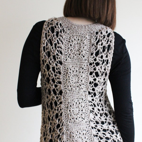 Crochet Vest Pattern - Etsy