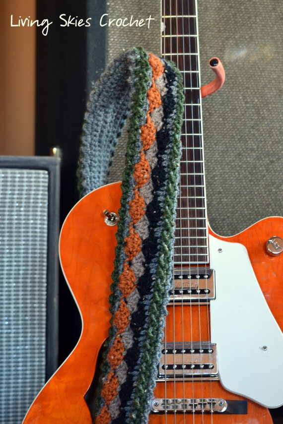 Josiah Guitar Strap Cozy Crochet Pattern Etsy UK