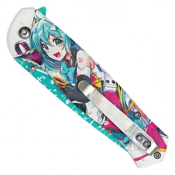 Very Cute Adorable Anime Singer Girl Folding Knife Great Gift for