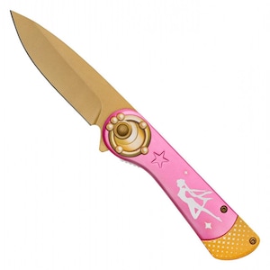 Very Cute Adorable Anime Moon Folding Knife Great Gift For Him Her Boyfriend Girlfriend Birthday Anniversary Letter Opener Tool