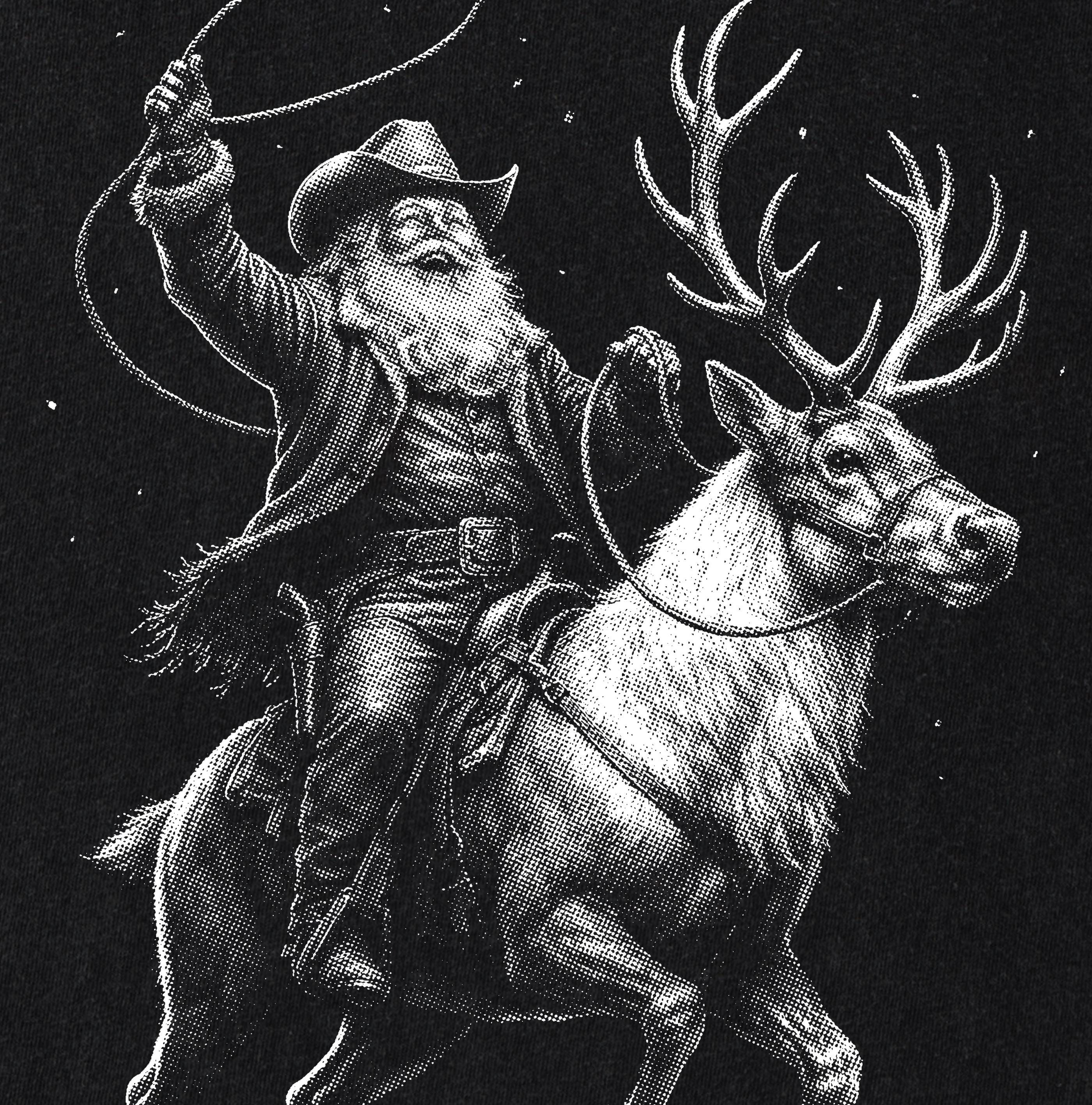 Rodeo Cowboy Santa PNG, Western Christmas Shirt Design, Vintage Santa ...