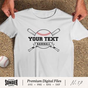 Custom Baseball SVG, Baseball Name SVG, Personalized Baseball Svg, Baseball Team Svg, Baseball Shirt Design Svg, Baseball Clipart Template
