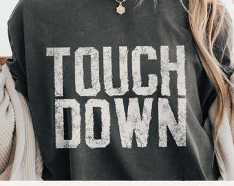 Football Touchdown PNG, Football Mama Touchdown Season PNG, Coquette Touchdown Season PNG, Game Day Football Png, Touchdown Retro Png