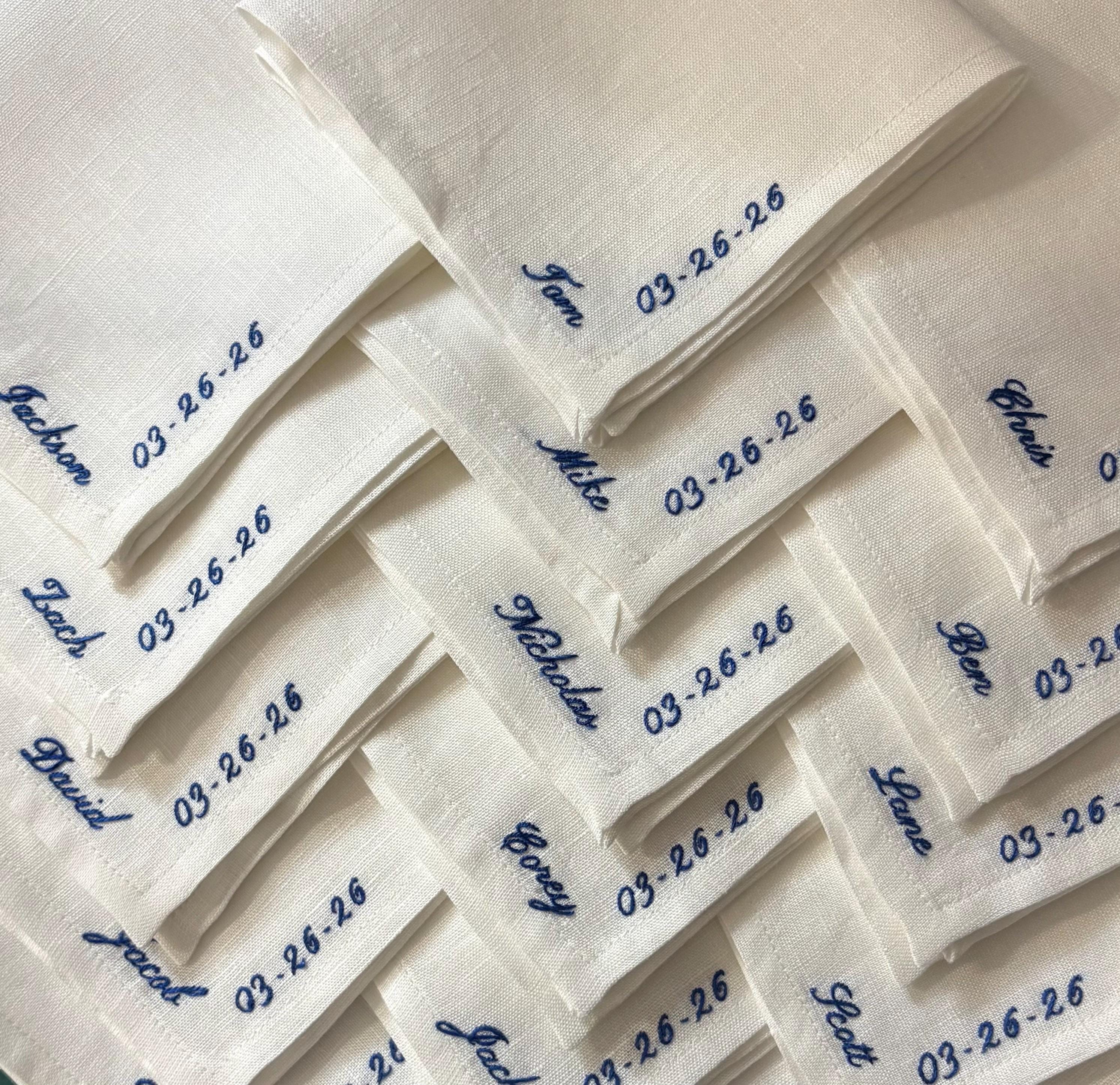 Viola Milano - Fazzoletto da Taschino in 100% Cotone di Lusso - Bianco