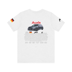 Audi RS6 ABT Unisex Jersey Short Sleeve Tee, Audi T-Shirt, RS6 T-Shirt, Car Enthusiast Gift, Audi Fan Apparel, Racing Fan Shirt
