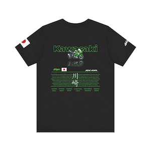 カワサキ Ninja ZX-10R にインスパイアされた T シャツ