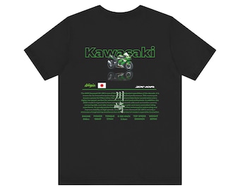 カワサキ Ninja ZX-10R にインスパイアされた T シャツ - ライダーの