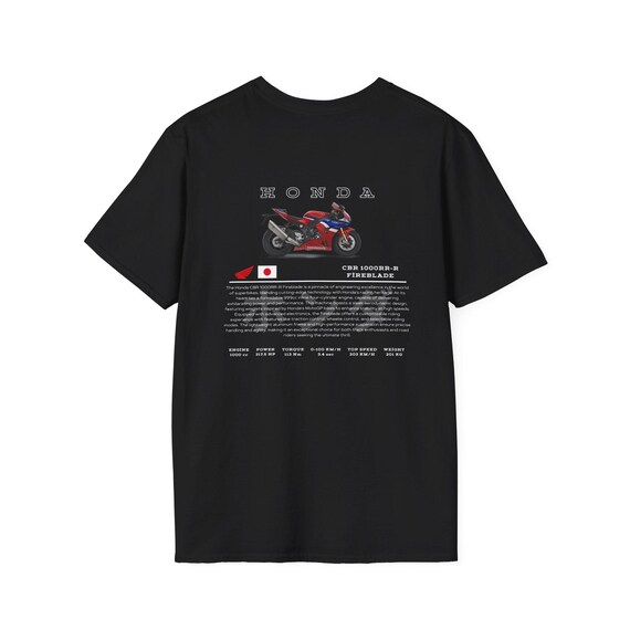 Honda CBR 1000RR-R Fireblade T-shirt: Motorcycle Racing Graphic