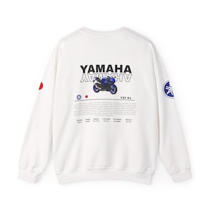 Yamaha YZF R1 Sweatshirt, Motorcycle Sweatshirt, Yamaha Crewneck, Unisex Sweatshirt, Heavy Blend Sweatshirt