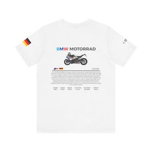 Motorcycle Fans Unisex Tee, BMW S1000RR T-Shirt, Biker Gift Shirt, Bike Lover Top, Motorcycle Enthusiast Apparel