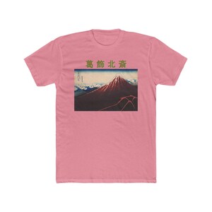 No3 Storm Beneath Mount Fuji T-Shirt Katsushika Hokusai Yamashita Hakuu Ukiyoe Art Tee Thirty-six Views of Mount Fuji Japanese Style Design