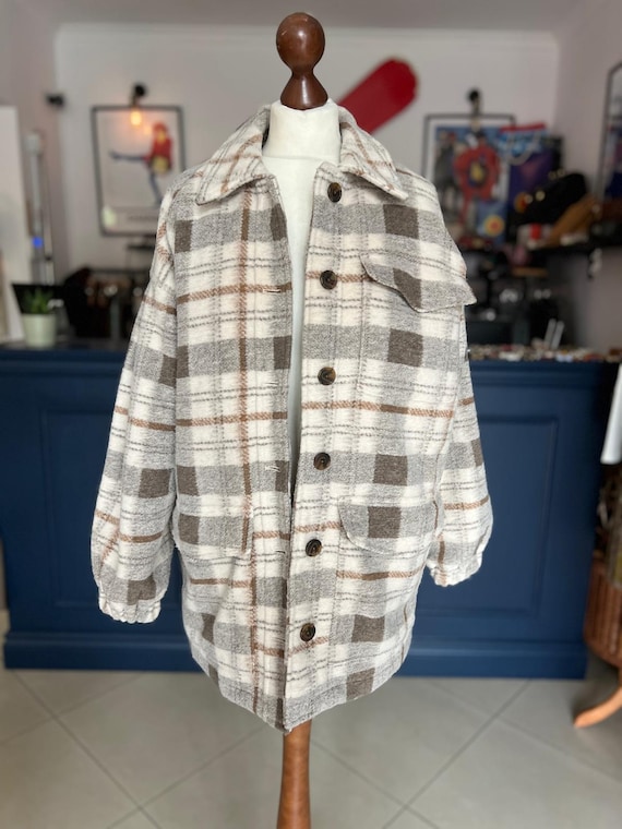 Vintage Plaid Fleece Shacket: Universal Thread Ov… - image 7