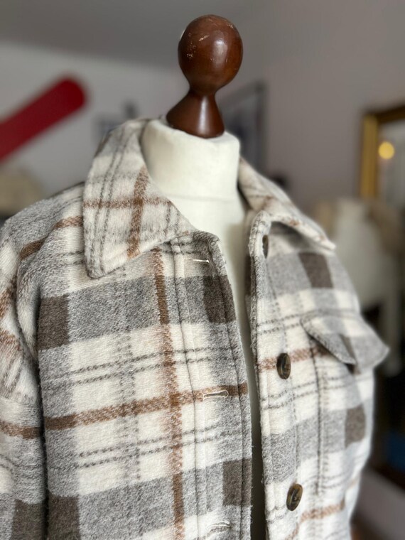 Vintage Plaid Fleece Shacket: Universal Thread Ov… - image 9