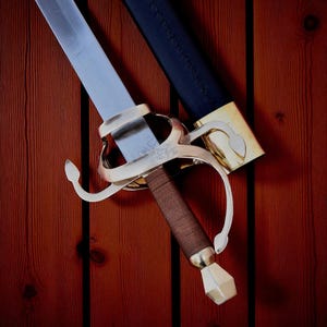 Hand Forged High Carbon Steel  Medieval Rapier Sword| Personalization Gift | Halloween| Militaria sword| Outdoor Camping.