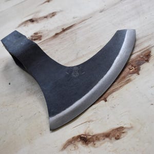 Hand-Forged Viking Axe Head: High Carbon Steel, Outdoor Camping