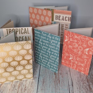 Beach Me, Please: Beach-Inspired Foil Card Set (6 Pack)