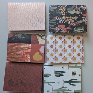 Cartões de felicitações com vibrações do deserto
