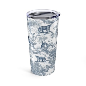 Toile Travel Mug: 20oz Stainless Steel Insulated Tumbler