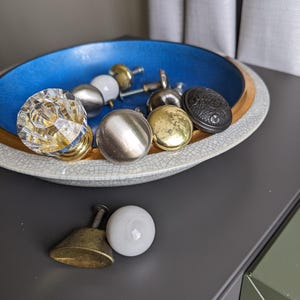 Vintage Drawer Knobs - Various - Brass, Marble, Ceramic, Nickel