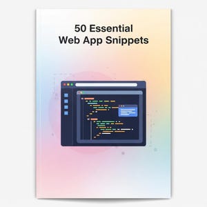 Aumenta la produttività nello sviluppo web con 50 frammenti di codice front-end essenziali!