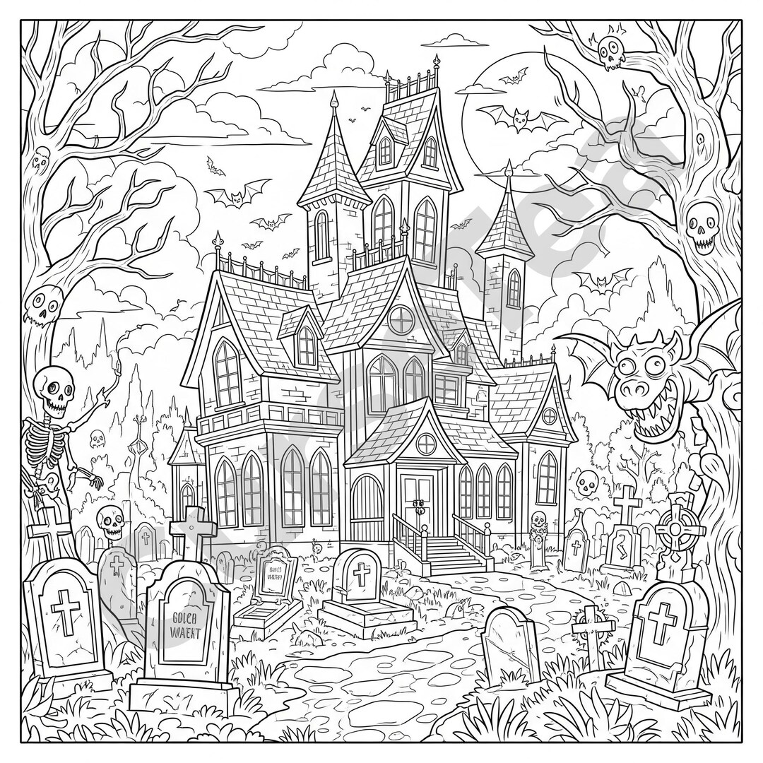 Colouringin Page Etsy