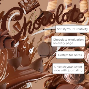 Caderno Digital para Amantes de Chocolate e Diários