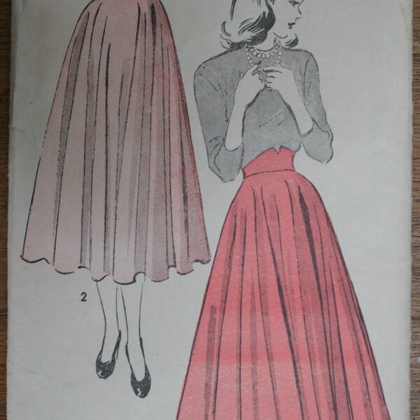Vintage Advance 4775 1940s Dancing Skirt
