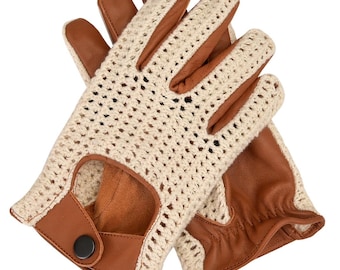 Genuine Leather Driving and Dressing Gloves - Timeless Style and Comfort