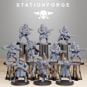 GrimGuard Scorchers - Station Forge - Alternative Miniatures Wargames, Warbands, Tabletop RPG, Collectibles - Science Fiction