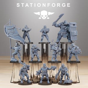 GrimGuard Hunters - Station Forge - Alternative Miniatures Wargames, Warbands, Tabletop RPG, Collectibles - Science Fiction