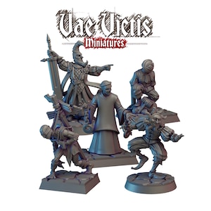 Cult Miniatures Pack - Vae Victis - Miniaturas 28mm/32mm de Resina Sin Pintar - Grimdark Fantasy, Warbands & RPG