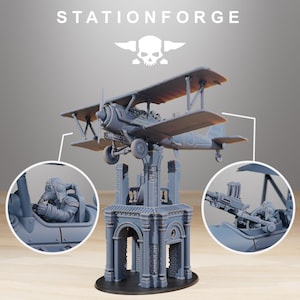 GrimGuard SF-14A Biplane - Station Forge - Alternative Miniatures Wargames, Warbands, Tabletop RPG, Collectibles - Science Fiction