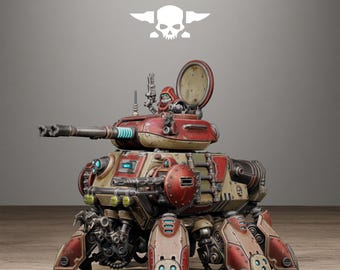 Scavenger Tank - Station Forge - 32mm Unpainted Resin Miniatures - Sci-Fi Grimdark & Proxy Wargame