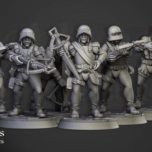 Sunland Crossbowmen Militia - Highlands Miniatures - Alternative Miniatures Wargames, Warbands, Tabletop RPG, Collectibles - Fantasy