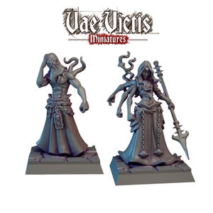 Possessed Leaders - Vae Victis - Miniaturas 28mm/32mm de Resina Sin Pintar - Grimdark Fantasy, Warbands & RPG