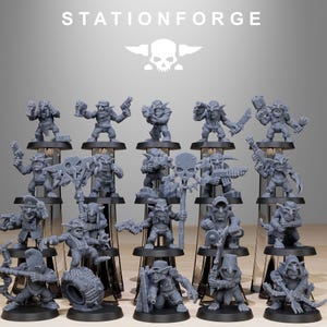 Gobs Infantry Reborn - Station Forge - Alternative Miniatures Wargames, Warbands, Tabletop RPG, Collectibles - Science Fiction