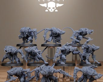 Rotfang Ninja – StationForge Legacy – Alternative Miniaturen für Tabletop-Spiele, Warbands, Tabletop-RPGs, Sammlerstücke – Fantasy