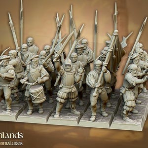 Sunland Imperial Troops - Highlands Miniatures - Alternative Miniatures Wargames, Warbands, Tabletop RPG, Collectibles - Fantasy