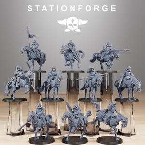 GrimGuard Cavalry - Station Forge - Alternative Miniatures Wargames, Warbands, Tabletop RPG, Collectibles - Science Fiction