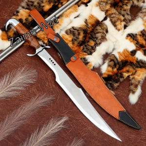 27" Handmade Custom Spartan Style Sword With Leather Sheath