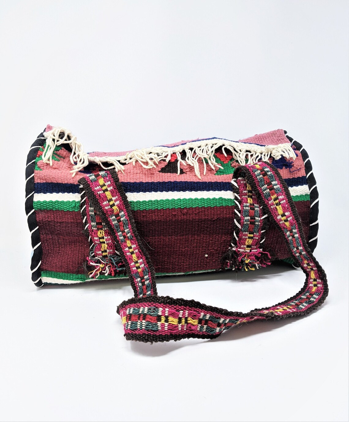 Lebanon Handmade bag made with Recycled Vintage Rugs from Etsy